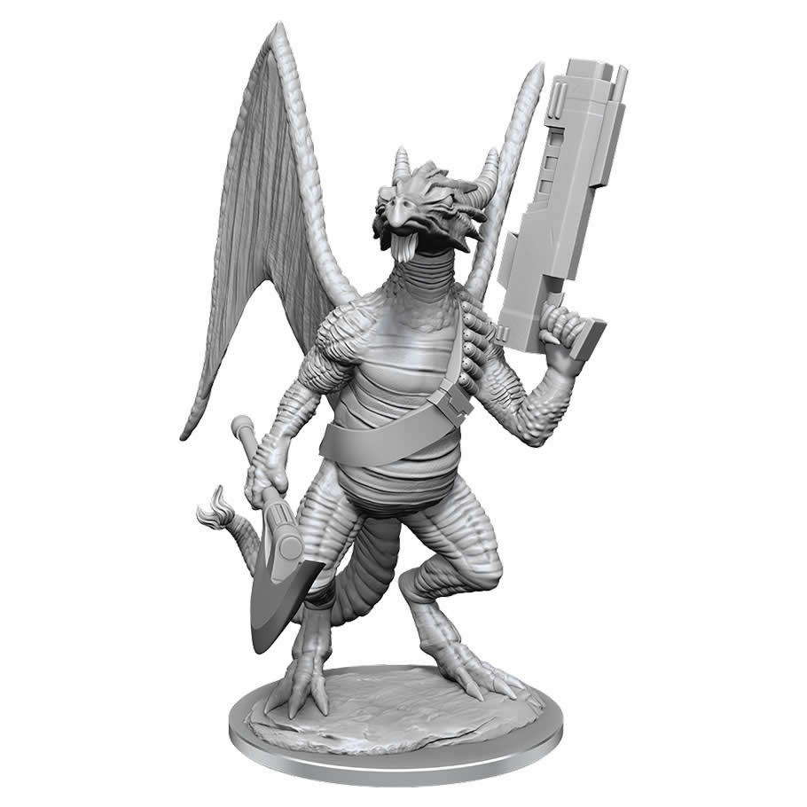 WZK90502 Dragonkin Miniature Figure Starfinder Battles Deep Cuts Unpainted Miniatures (ONLINE ORDER ONLY)