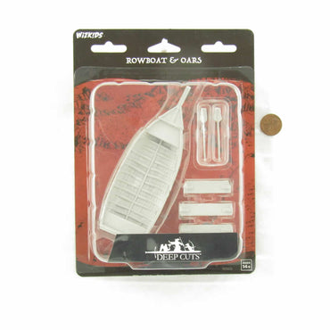 WZK90503 Rowboat and Oars Unpainted Magic Miniature Figures Deep Cuts (ONLINE ORDER ONLY)
