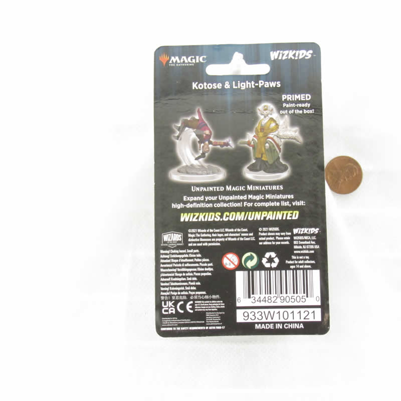WZK90505 Kotose and Light-paws Unpainted Magic Miniature Figures Deep Cuts (ONLINE ORDER ONLY)
