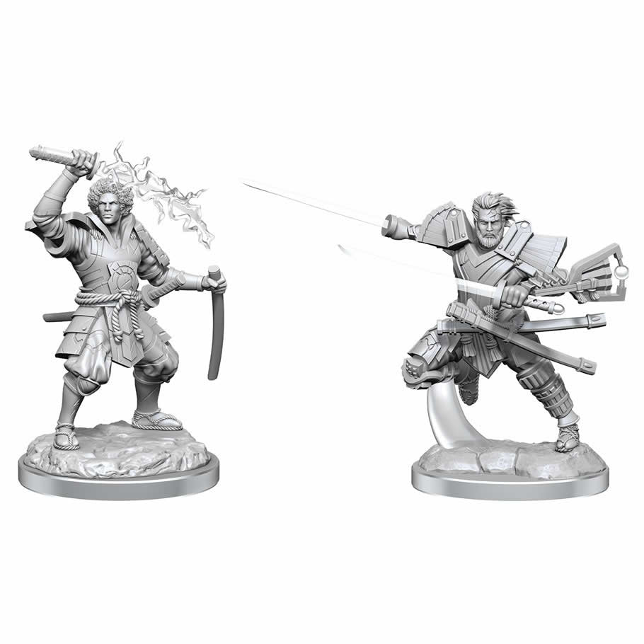 WZK90506 Raiyuu and Isshin Unpainted Magic Miniature Figures Deep Cuts (ONLINE ORDER ONLY)