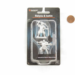 WZK90506 Raiyuu and Isshin Unpainted Magic Miniature Figures Deep Cuts (ONLINE ORDER ONLY)