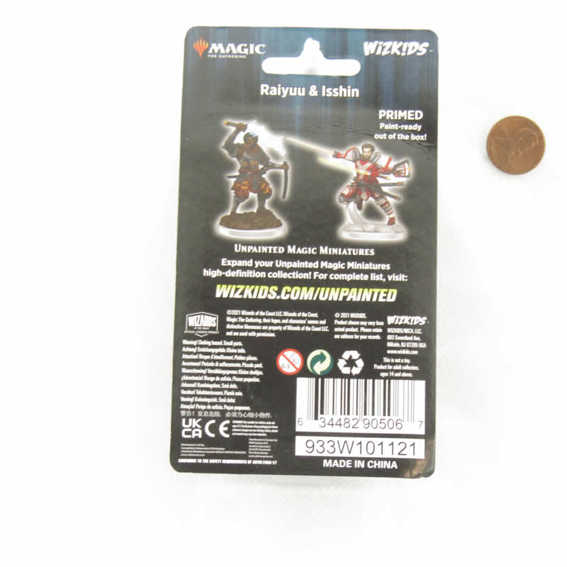 WZK90506 Raiyuu and Isshin Unpainted Magic Miniature Figures Deep Cuts (ONLINE ORDER ONLY)