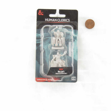 WZK90523 Human Clerics Nozurs Marvelous Miniatures D&D Unpainted Miniatures (ONLINE ORDER ONLY)