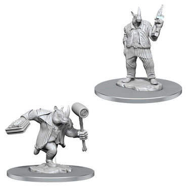 WZK90564 Freelance Muscle and Rhox Pummeler Unpainted Magic Miniature Figures Deep Cuts WizKids (ONLINE ORDER ONLY)