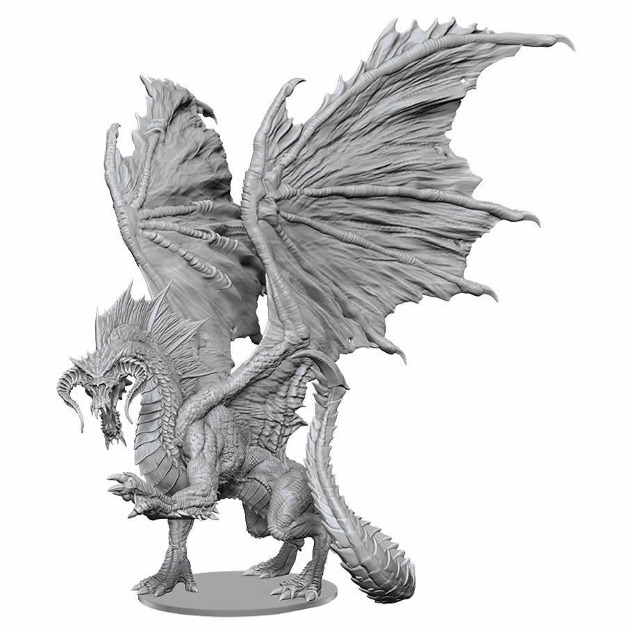 WZK90577 Adult Black Dragon Nozurs Marvelous Miniatures D&D Unpainted Miniatures (ONLINE ORDER ONLY)