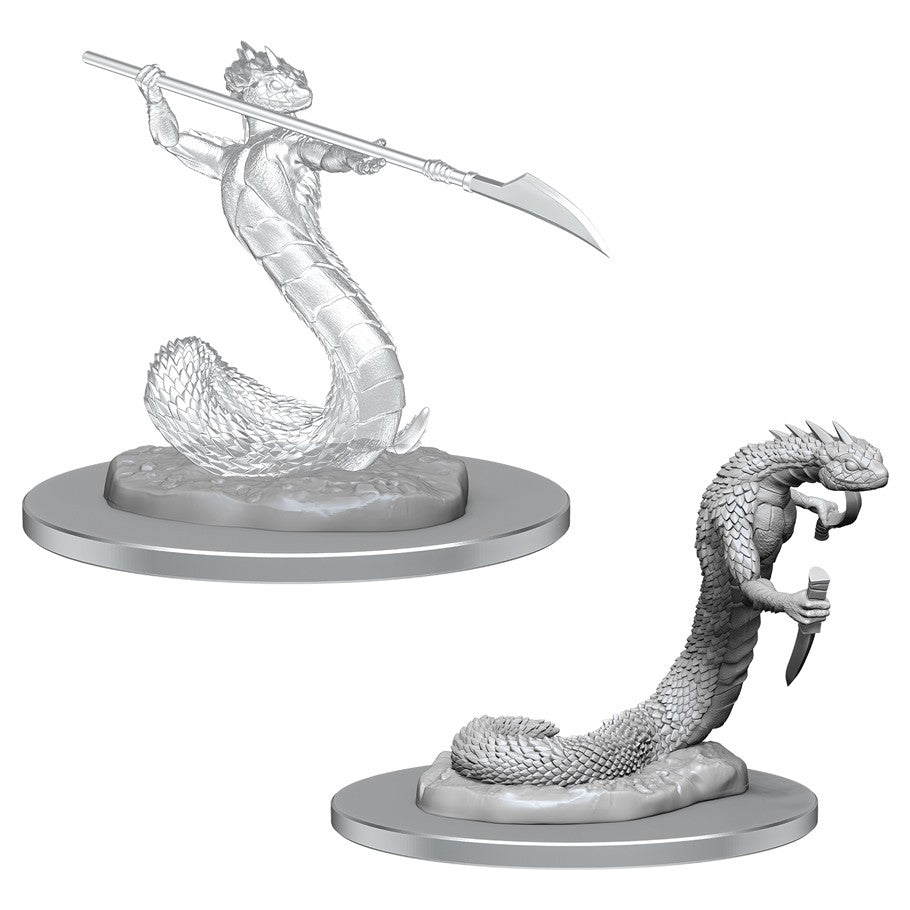 WZK90626 Serpentfolk and Serpent Unpainted Miniatures Critical Role Series Figures WizKids (ONLINE ORDER ONLY)