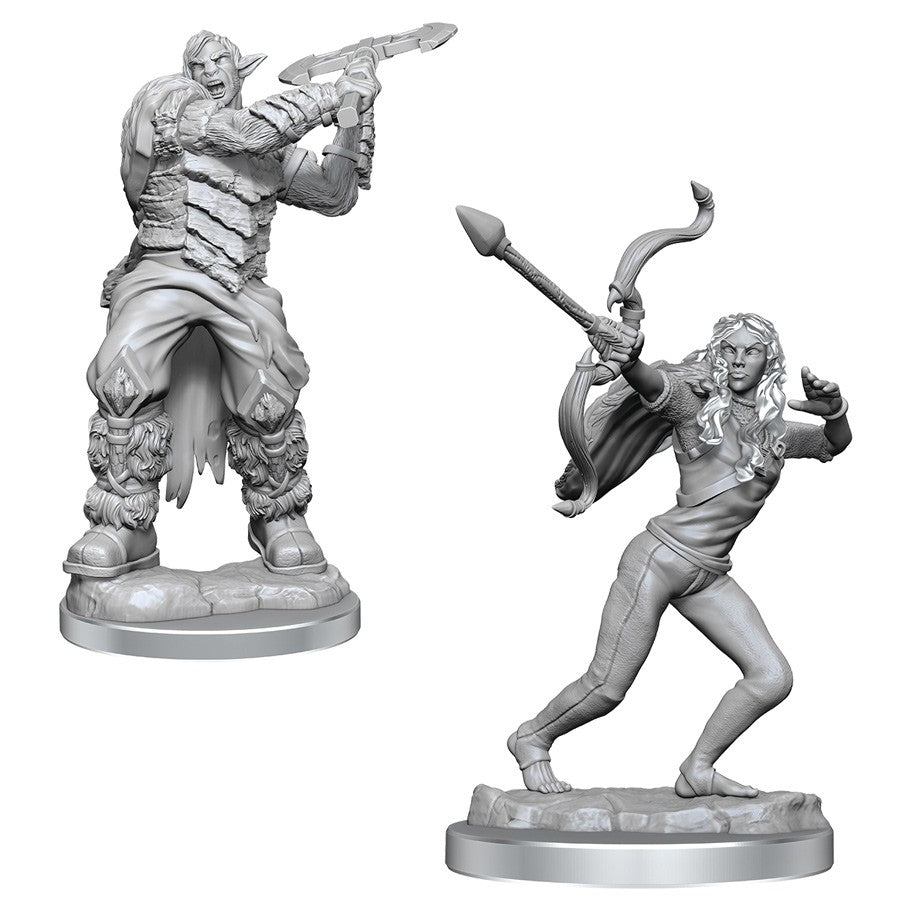 WZK90631 Ashari Stoneguard and Skydancer Unpainted Miniatures Critical Role Series Figures WizKids (ONLINE ORDER ONLY)