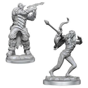 WZK90631 Ashari Stoneguard and Skydancer Unpainted Miniatures Critical Role Series Figures WizKids (ONLINE ORDER ONLY)