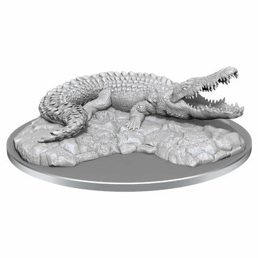 WZK90654 Giant Crocodile Miniature Figure WizKids Deep Cuts Unpainted Miniatures WizKids (ONLINE ORDER ONLY)