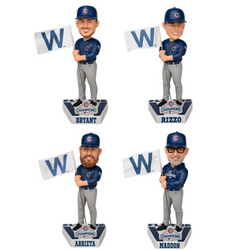 Chicago Cubs 2016 World Series Fly the W Bobbleheads (ONLINE ORDER ONLY)