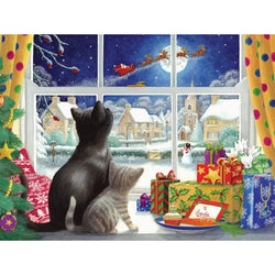Waiting for Saint Nick 275 Large Piece Jigsaw Puzzle Cobble Hill (ONLINE ORDER ONLY)