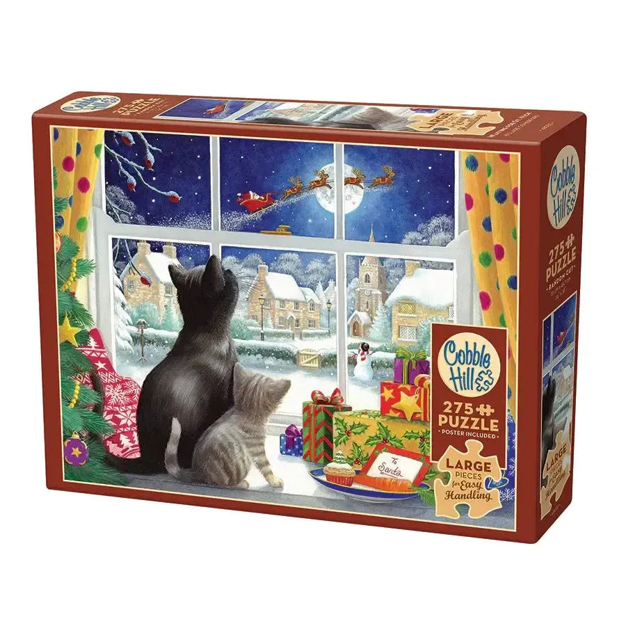 Waiting for Saint Nick 275 Large Piece Jigsaw Puzzle Cobble Hill (ONLINE ORDER ONLY)