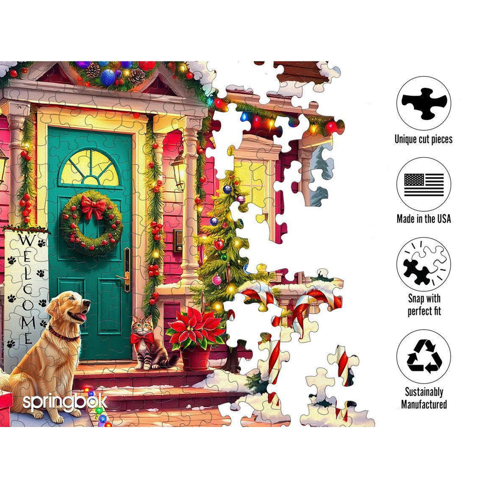 Waiting for Santa 500 Piece Jigsaw Puzzle Springbok