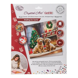 Waiting for Santa Crystal Art Card Kit Craft Buddy (ONLINE ORDER ONLY)