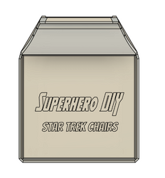 Wall Mount Display Stand for Star Trek Chair Funko Pops (ONLINE ORDER ONLY)