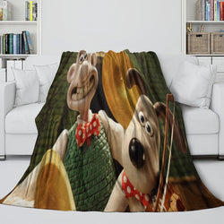 Wallace Gromit Blanket Flannel Throw Room Decoration (ONLINE ORDER ONLY)