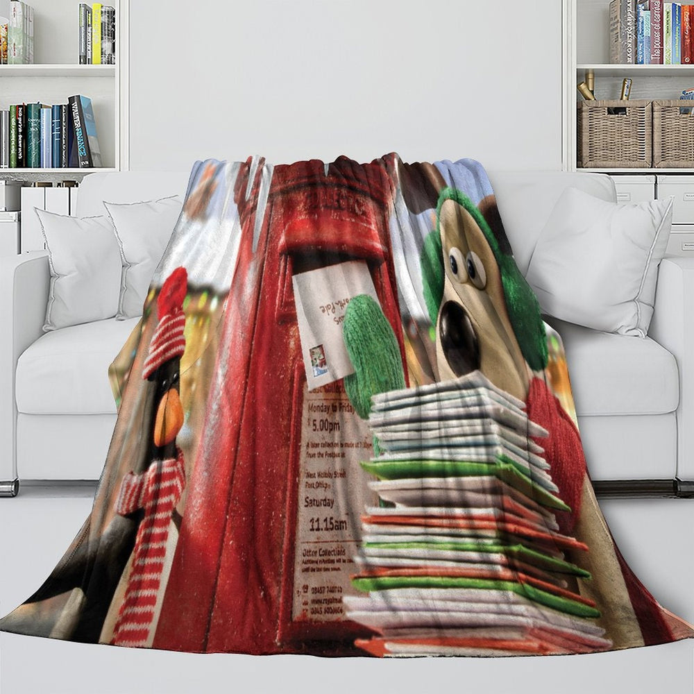 Wallace Gromit Blanket Flannel Throw Room Decoration (ONLINE ORDER ONLY)
