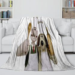Wallace Gromit Blanket Flannel Throw Room Decoration (ONLINE ORDER ONLY)