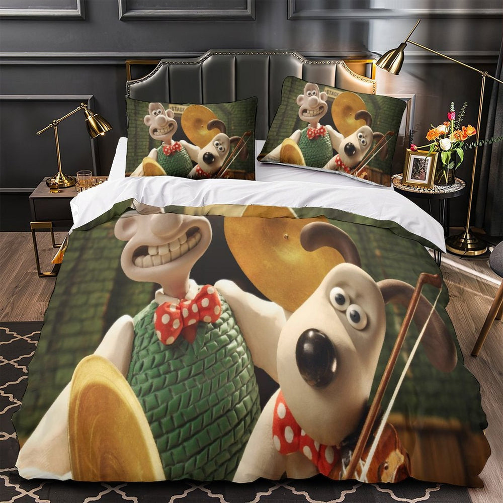 Wallace Gromit Duvet Cover Bedding Set Without Filler (ONLINE ORDER ONLY)