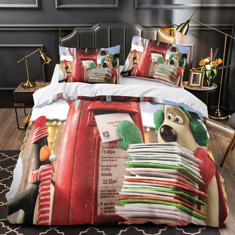 Wallace Gromit Duvet Cover Bedding Set Without Filler (ONLINE ORDER ONLY)