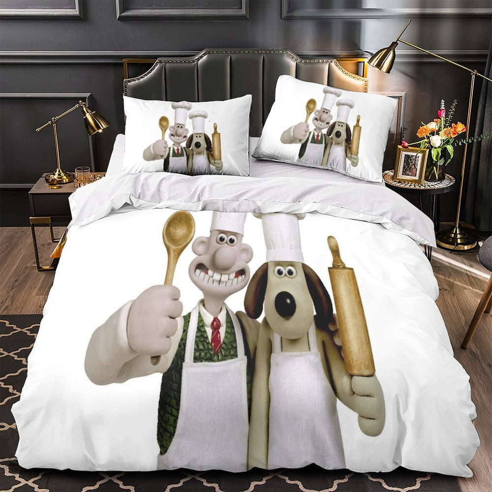 Wallace Gromit Duvet Cover Bedding Set Without Filler (ONLINE ORDER ONLY)