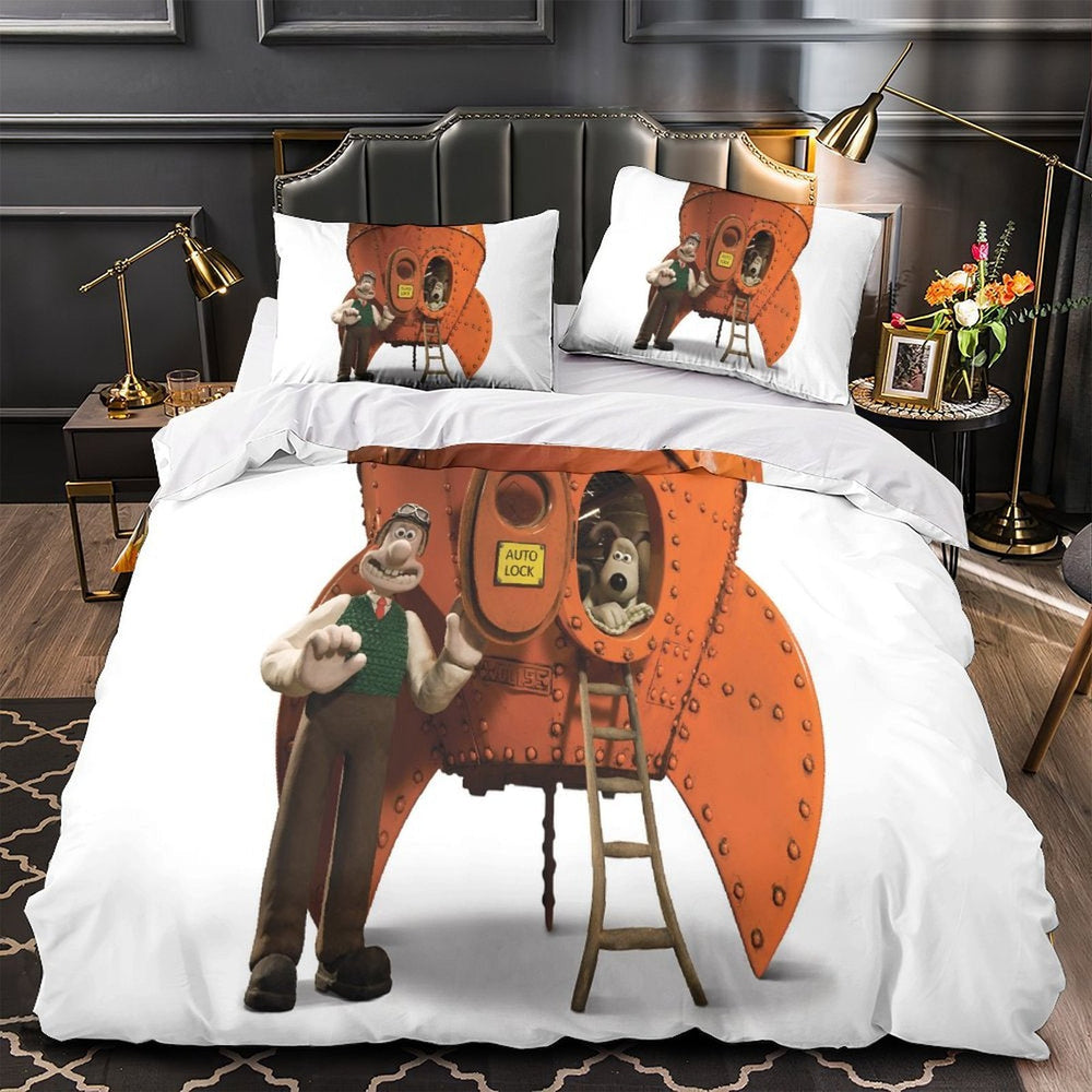 Wallace Gromit Duvet Cover Bedding Set Without Filler (ONLINE ORDER ONLY)