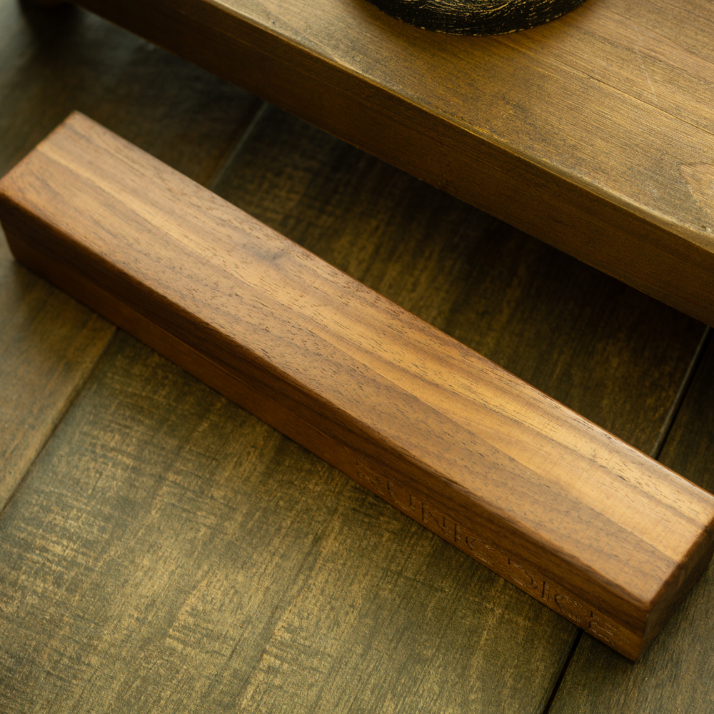 Black Walnut Wood Magnetic Dice Storage Box (ONLINE ORDER ONLY)