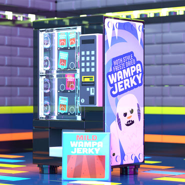 Wampa Beef Jerky Minifig Vending Machine Building Set made using LEGO parts - B3 Customs (Online Order Only)