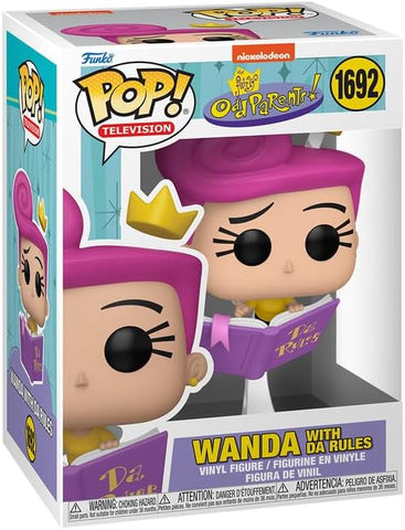 The Fairly OddParents Wanda with Da Rules Funko Pop! Vinyl Figure #1692 with Funko Protector (Online Order Only)