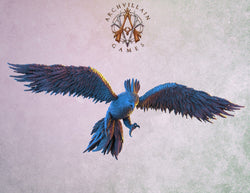 3D Printed Archvillain Games The Sun Elves of Sol Sylvaine Elven War Eagle 28 32mm D&D (Online Only)