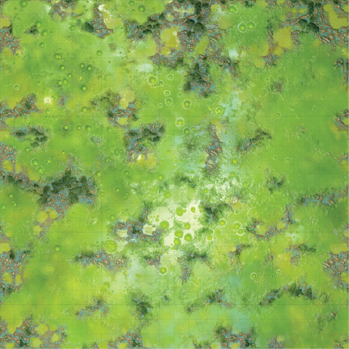 WarLock Tiles: Game Mat - Acid Lagoon (ONLINE ORDER ONLY)
