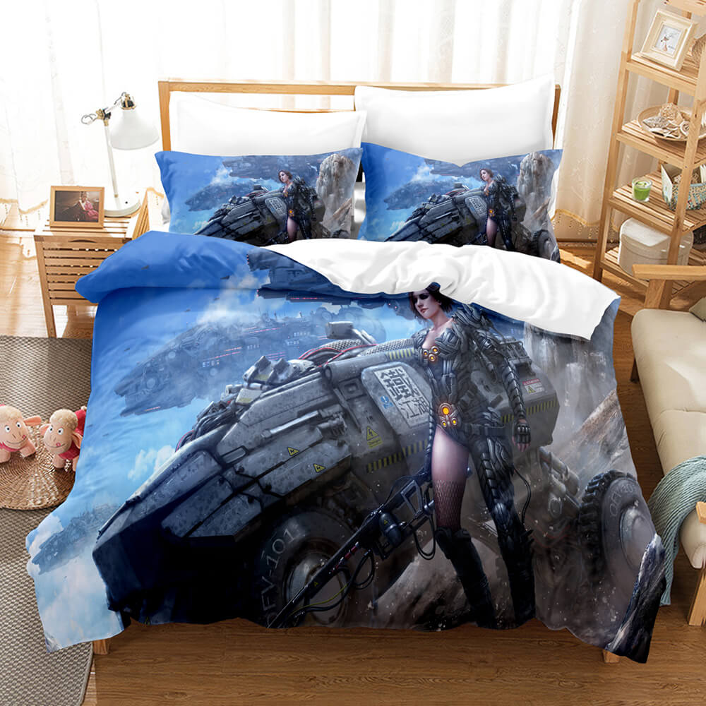 Warface War Front Cosplay 3 Piece Bedding Set Quilt Covers (Online Order Only)