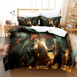Warface War Front Cosplay 3 Piece Bedding Set Quilt Covers (Online Order Only)
