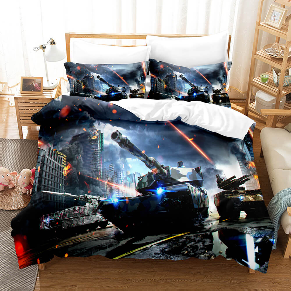 Warface War Front Cosplay 3 Piece Bedding Set Quilt Covers (Online Order Only)