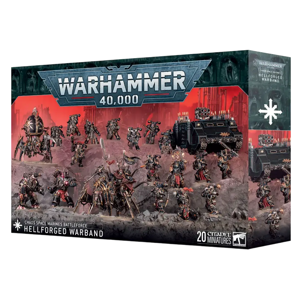 Chaos Space Marines Battleforce: Hellforged Warband (New in Box/Sprue) (ONLINE ORDER ONLY)