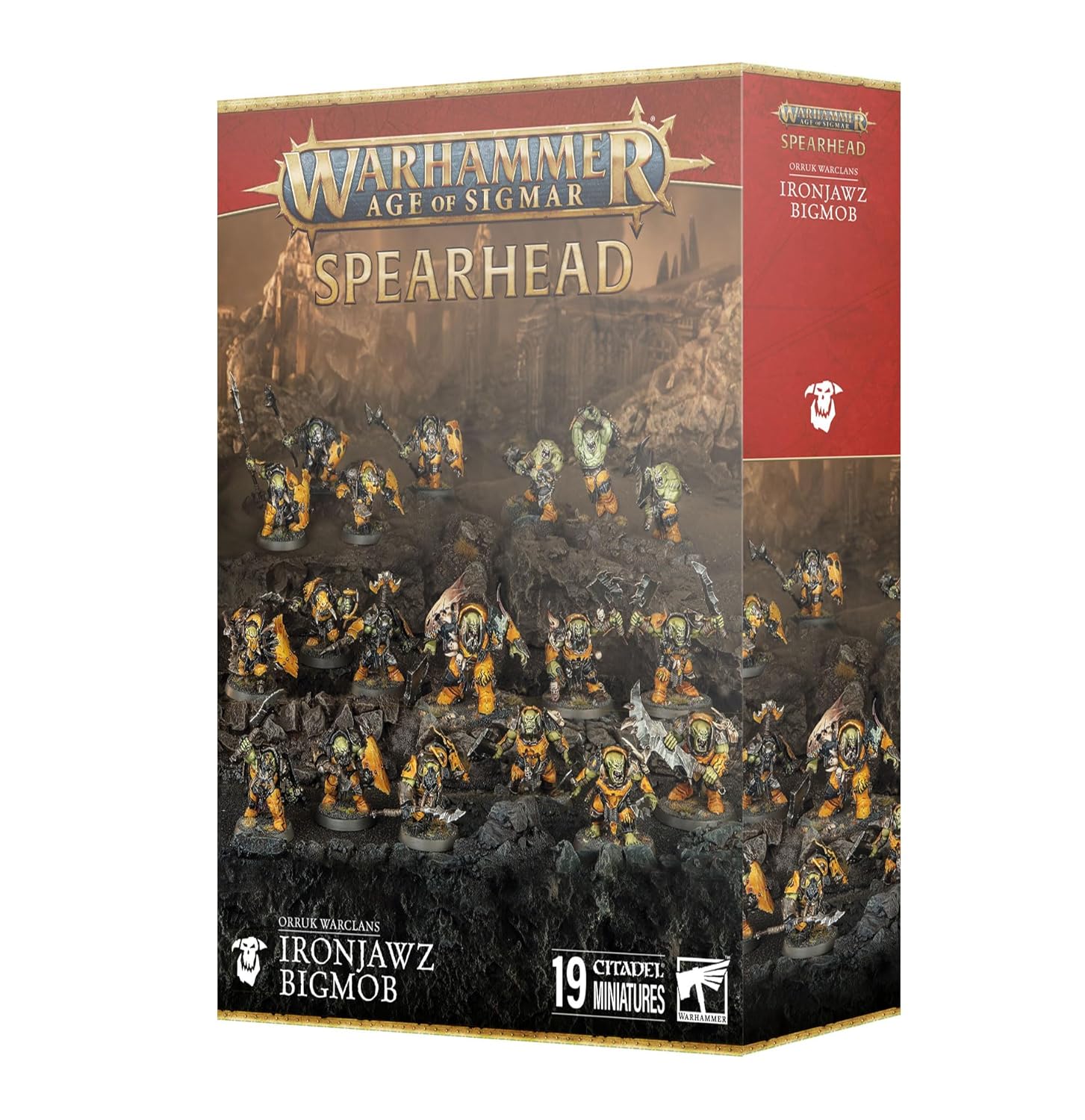 Warhammer: Age of Sigmar - Ironjaqz Bigmob - Orruk Warclans Spearhead (ONLINE ORDER ONLY)