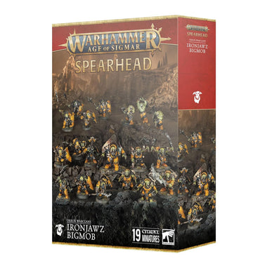 Warhammer: Age of Sigmar - Ironjaqz Bigmob - Orruk Warclans Spearhead (ONLINE ORDER ONLY)