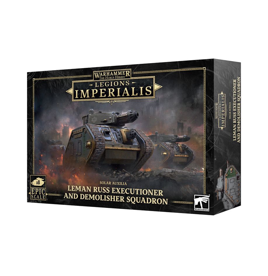 Warhammer Legions Imperialis: Leman Russ Executioner/Demolisher Squadron (ONLINE ORDER ONLY)