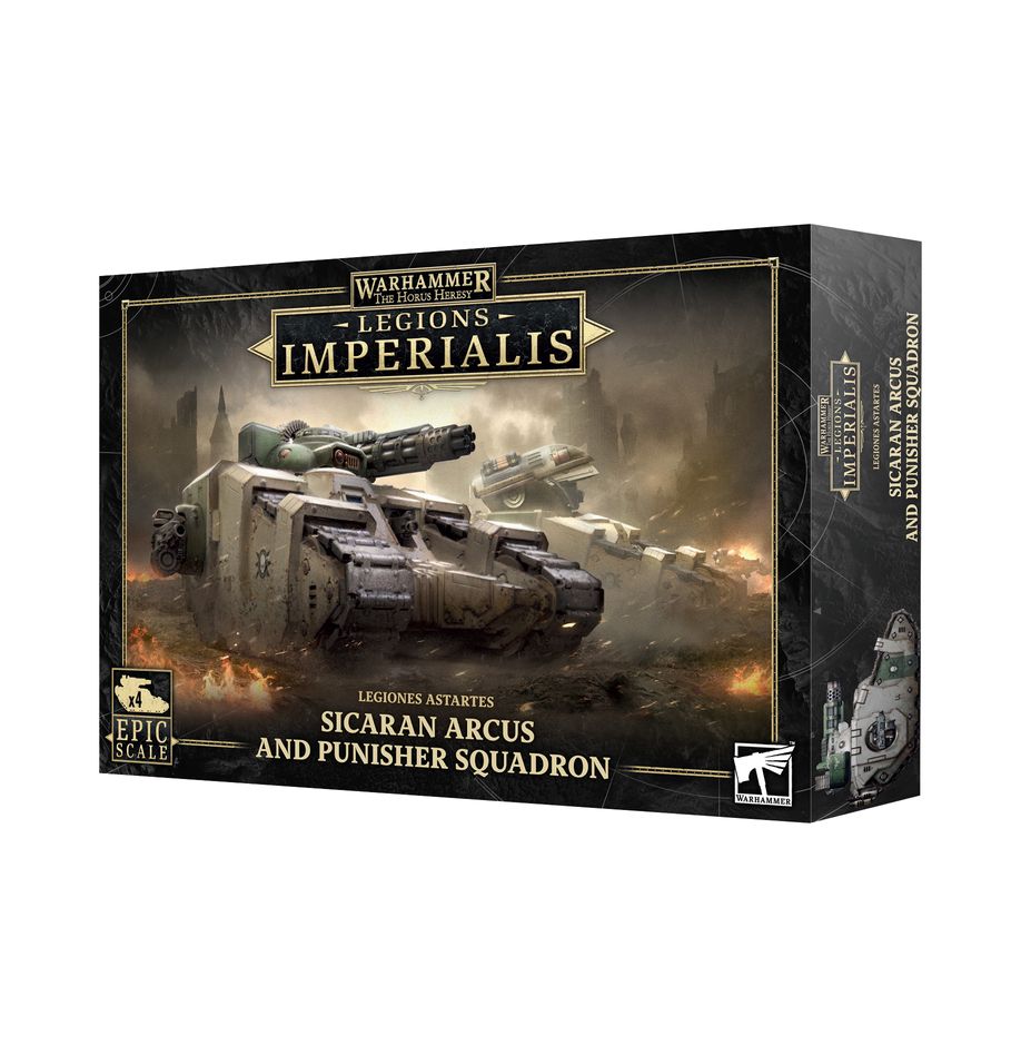 Warhammer Legions Imperialis: Sicaran Arcus/Punisher Squadron (ONLINE ORDER ONLY)