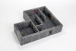 WarLock Tiles: Dungeon Tiles II – Full Height Stone Walls (ONLINE ORDER ONLY)