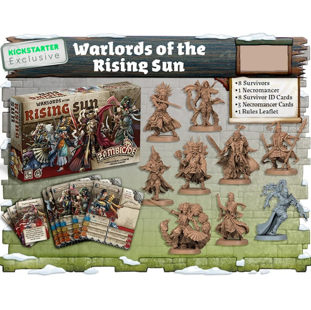 Zombicide: White Death Warlords of the Rising Sun - Kickstarter Exclusive (ONLINE ORDER ONLY)