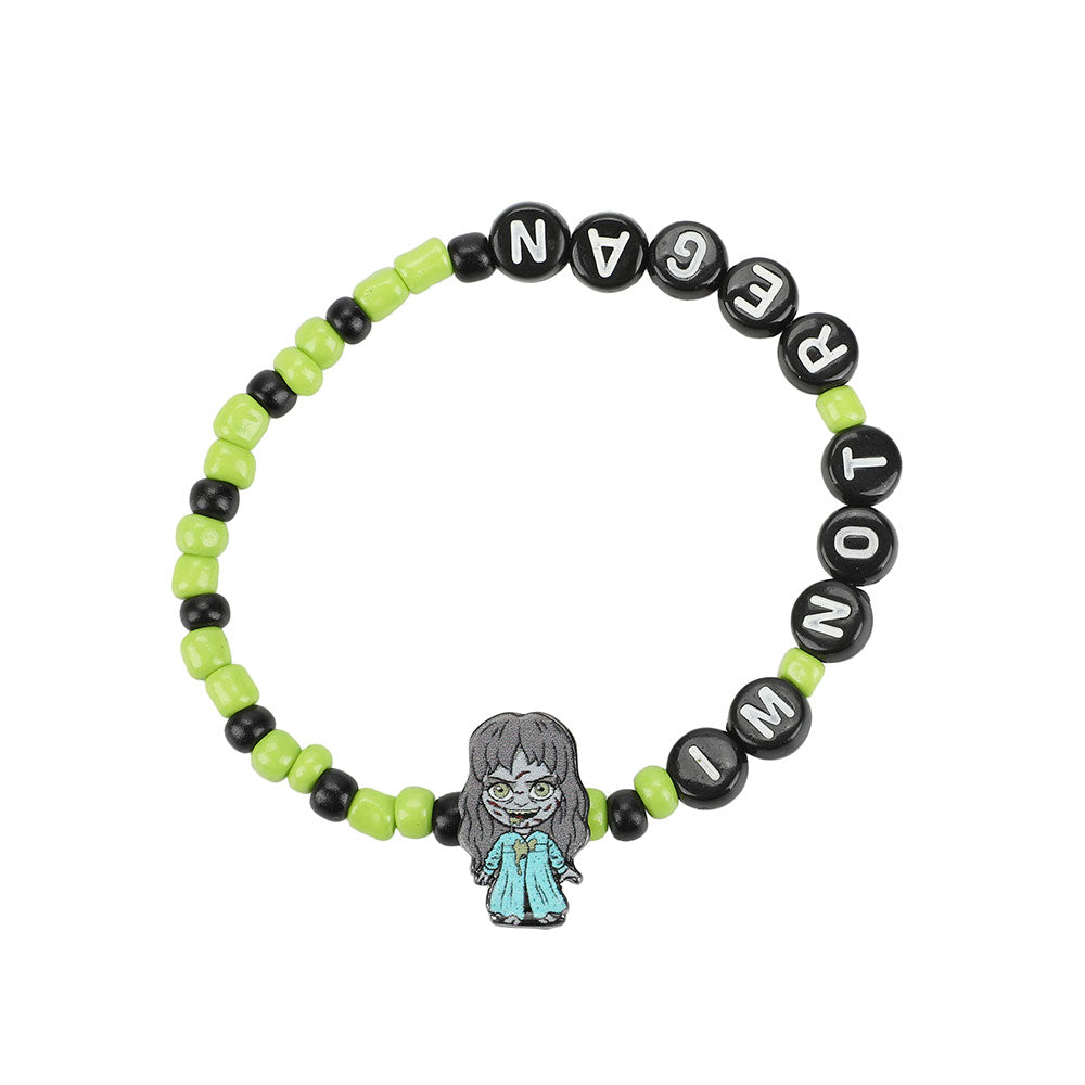 *Collective* Warner Bros. Horror Character Icons 5-piece Tradesies Stretchy Bracelet Set (ONLINE ORDER ONLY)