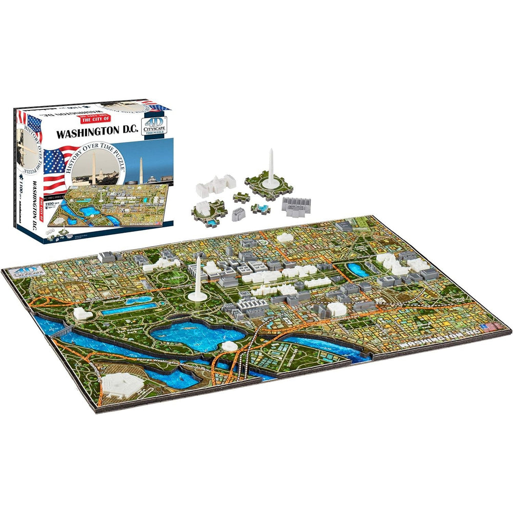 Washington D.C. 1100 Piece 4D Jigsaw Puzzle CityScape (ONLINE ORDER ONLY)