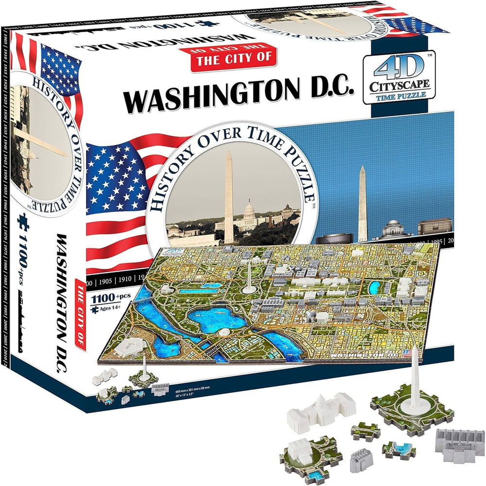 Washington D.C. 1100 Piece 4D Jigsaw Puzzle CityScape (ONLINE ORDER ONLY)