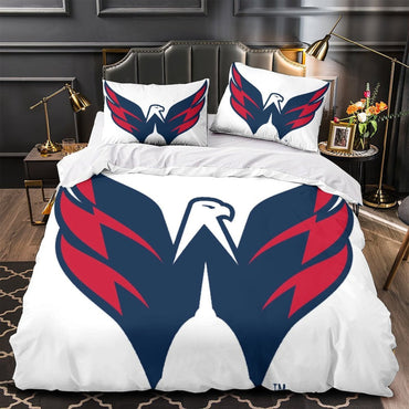 Washington Capitals Bedding Set Quilt Duvet Cover Without Filler (Online Order Only)