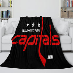 Washington Capitals Blanket Flannel Throw Kids Room Decoration (Online Order Only)