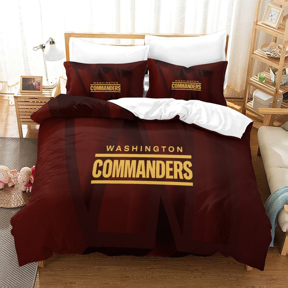 Washington Commanders Bedding Set Duvet Cover Without Filler (Online Order Only)