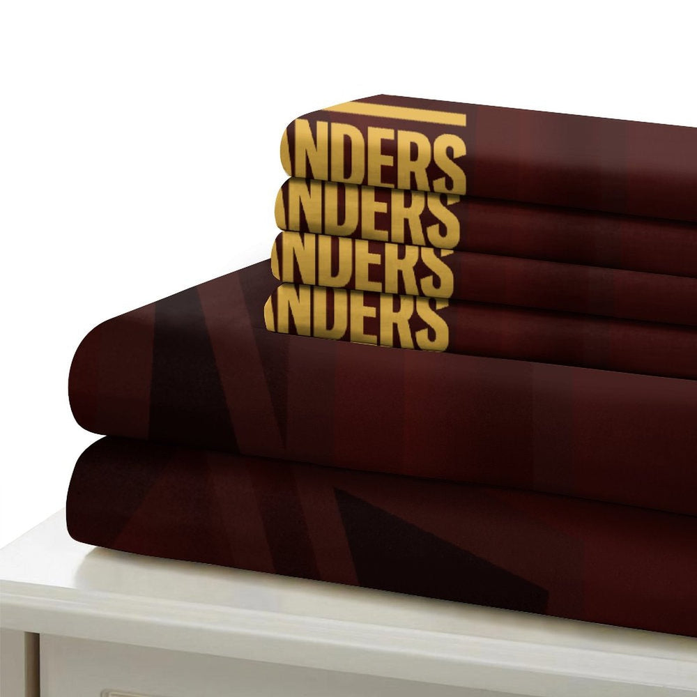 Washington Commanders Bedding Set Duvet Cover Without Filler (Online Order Only)