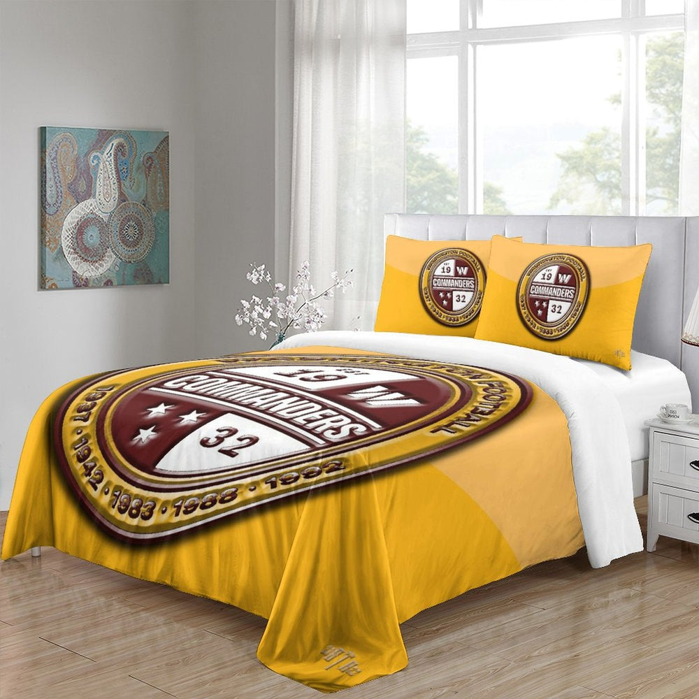 Washington Commanders Bedding Set Duvet Cover Without Filler (Online Order Only)