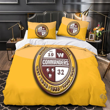 Washington Commanders Bedding Set Duvet Cover Without Filler (Online Order Only)
